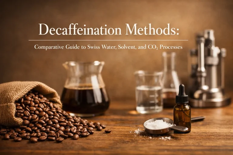 Decaffeination Methods Comparative Guide to Swiss Water, Solvent, and CO2 Processes