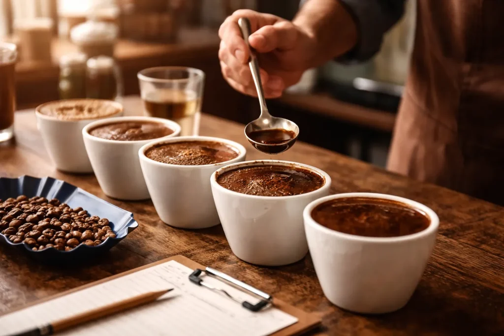 The Coffee Tasting Process