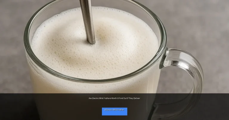 Are Electric Milk Frothers Worth It Find Out If They Deliver