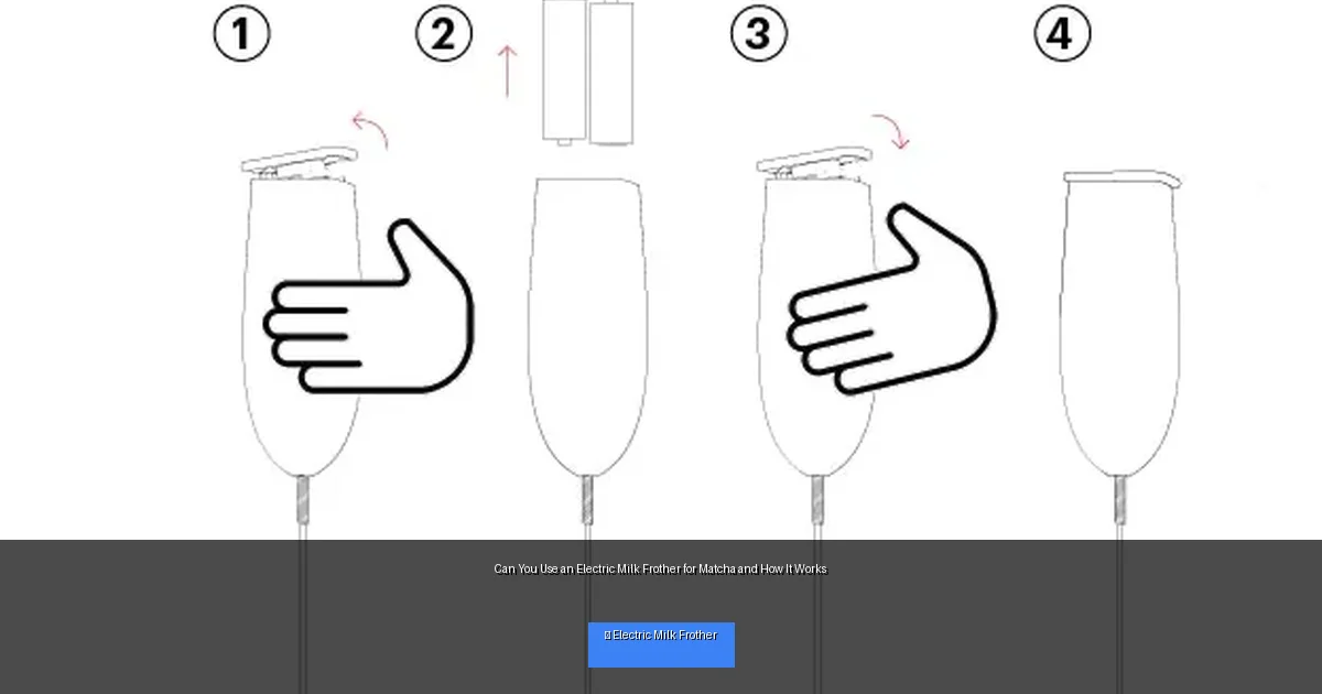 Can You Use an Electric Milk Frother for Matcha and How It Works