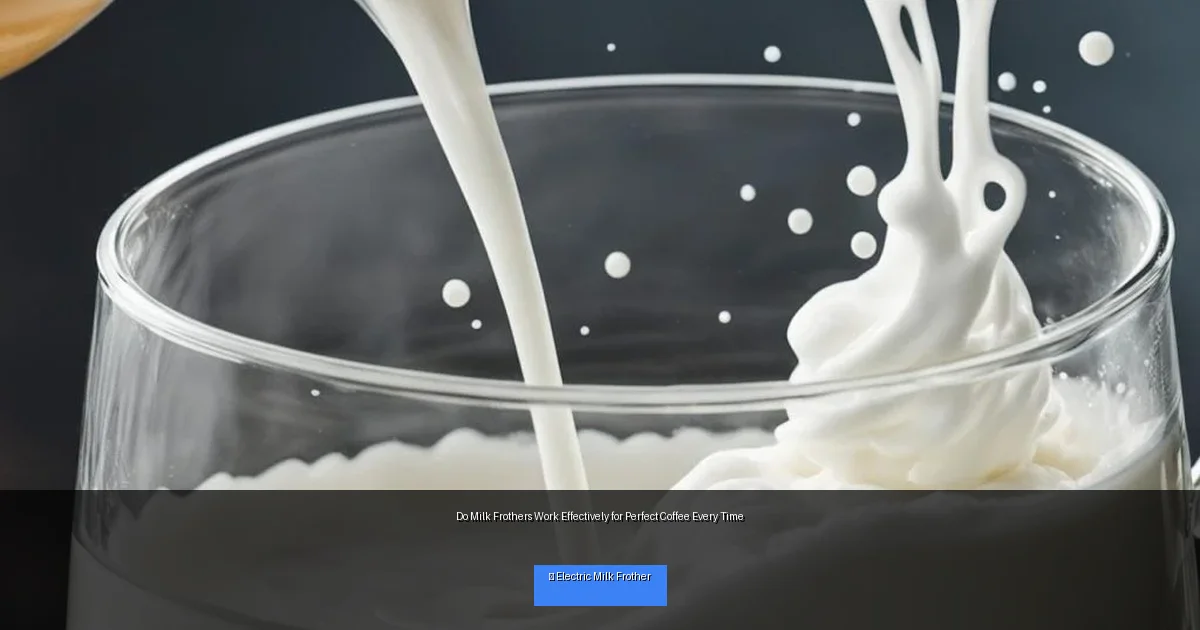 Do Milk Frothers Work Effectively for Perfect Coffee Every Time