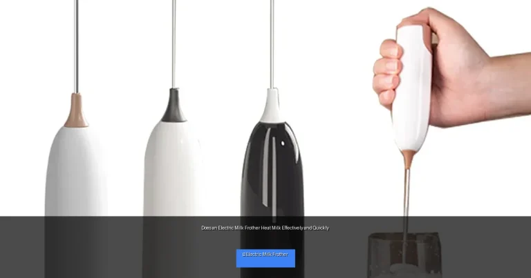 Does an Electric Milk Frother Heat Milk Effectively and Quickly