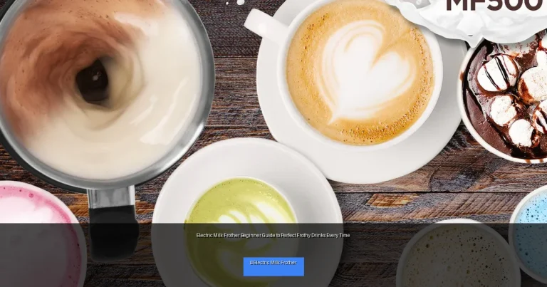 Electric Milk Frother Beginner Guide to Perfect Frothy Drinks Every Time