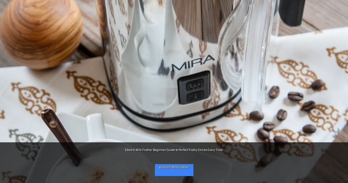 Electric Milk Frother Beginner Guide to Perfect Frothy Drinks Every Time