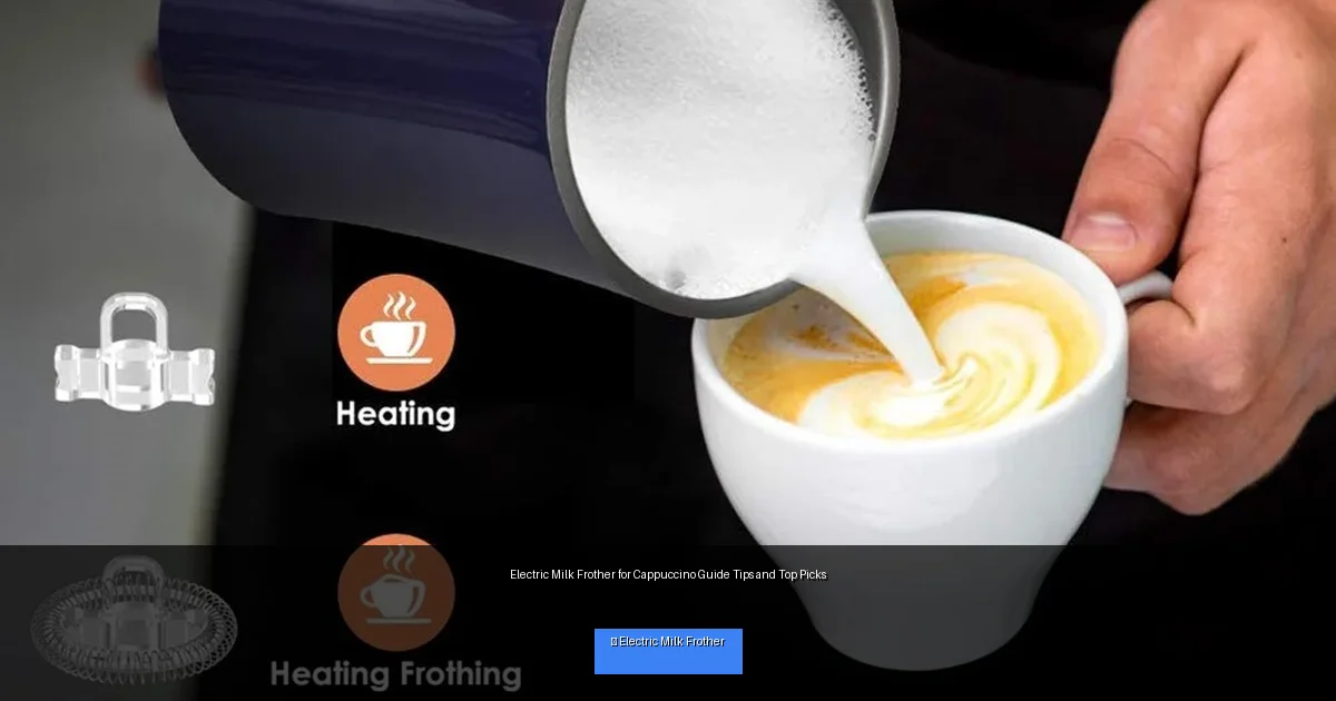 Electric Milk Frother for Cappuccino Guide Tips and Top Picks