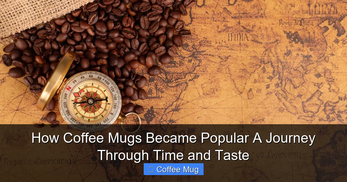 How Coffee Mugs Became Popular A Journey Through Time and Taste