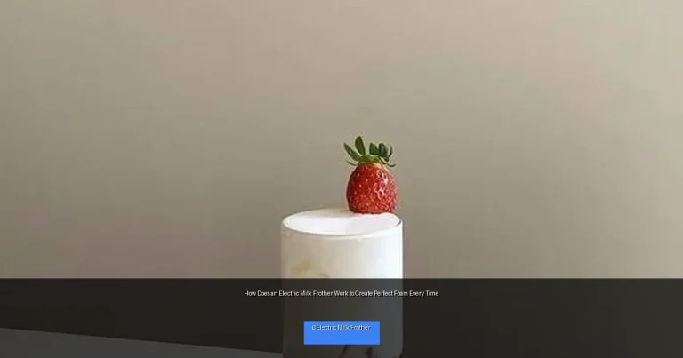 How Does an Electric Milk Frother Work to Create Perfect Foam Every Time