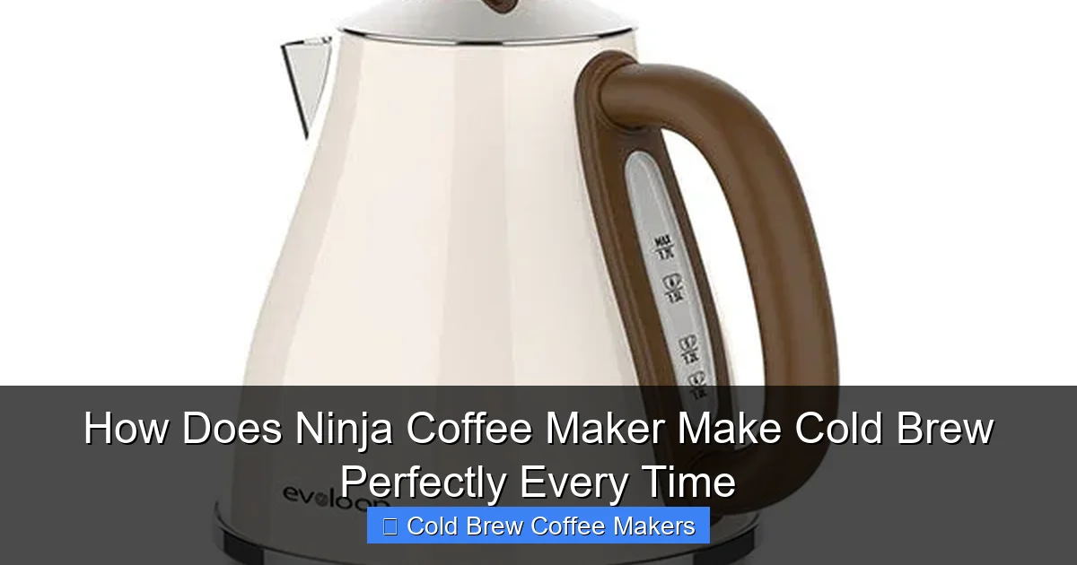 How Does Ninja Coffee Maker Make Cold Brew Perfectly Every Time