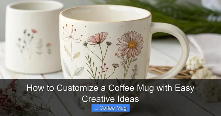 How to Customize a Coffee Mug with Easy Creative Ideas