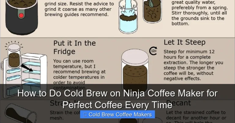 How to Do Cold Brew on Ninja Coffee Maker for Perfect Coffee Every Time