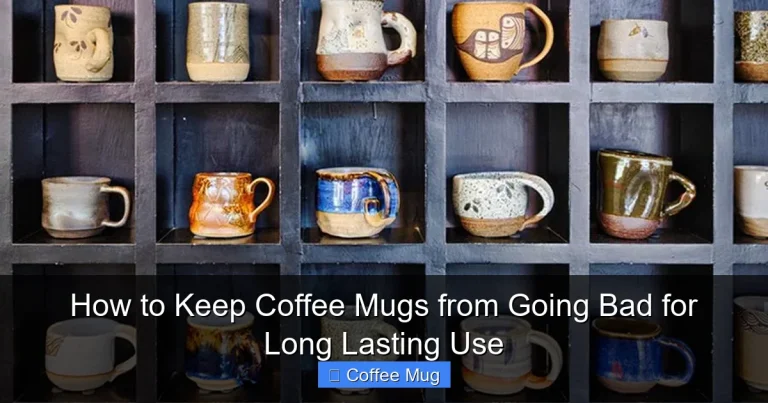 How to Keep Coffee Mugs from Going Bad for Long Lasting Use