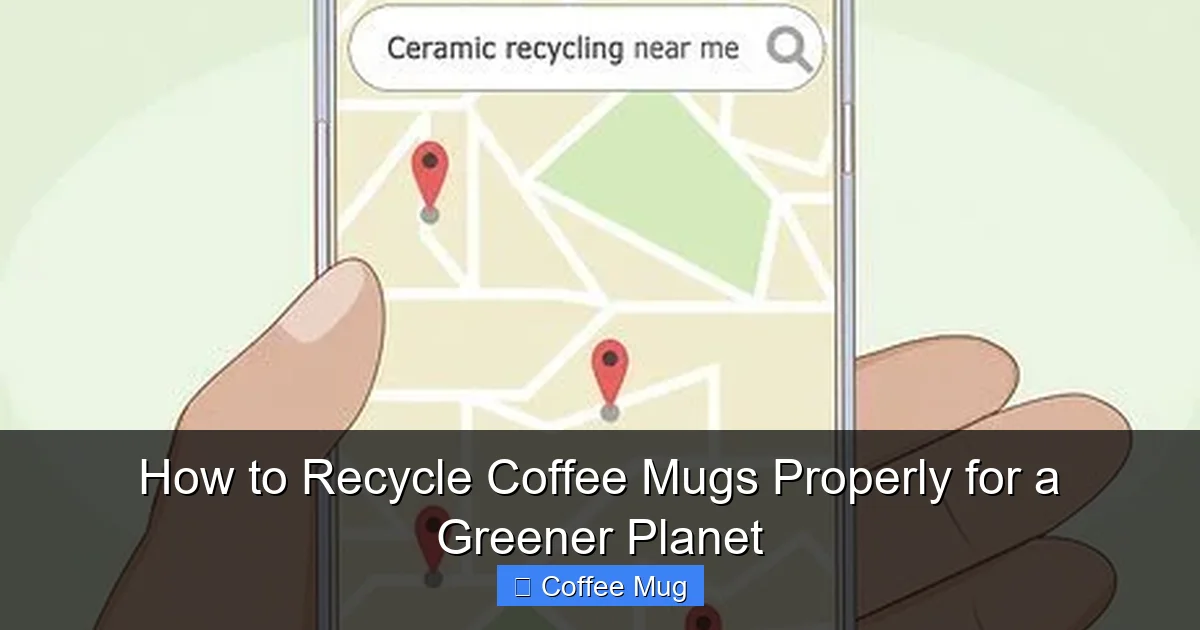 How to Recycle Coffee Mugs Properly for a Greener Planet