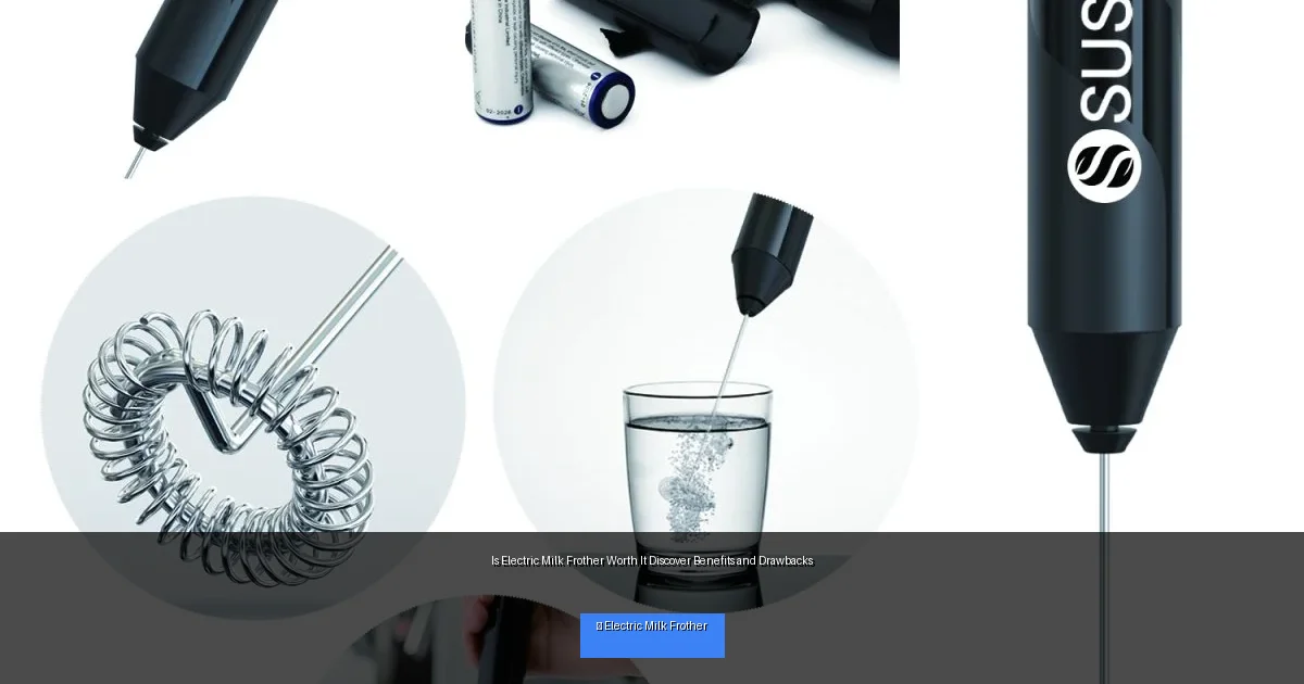 Is Electric Milk Frother Worth It Discover Benefits and Drawbacks