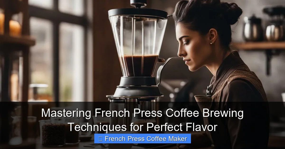 Mastering French Press Coffee Brewing Techniques for Perfect Flavor