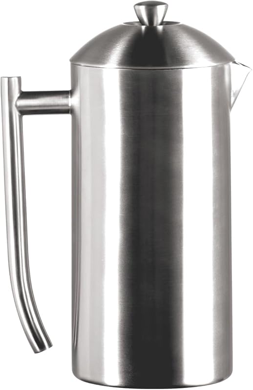 Frieling 36oz Double-Walled Stainless Steel French Press Coffee Maker,