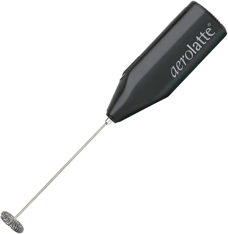 Aerolatte Original Steam-Free Milk Frother with Counter Stand, Black, 