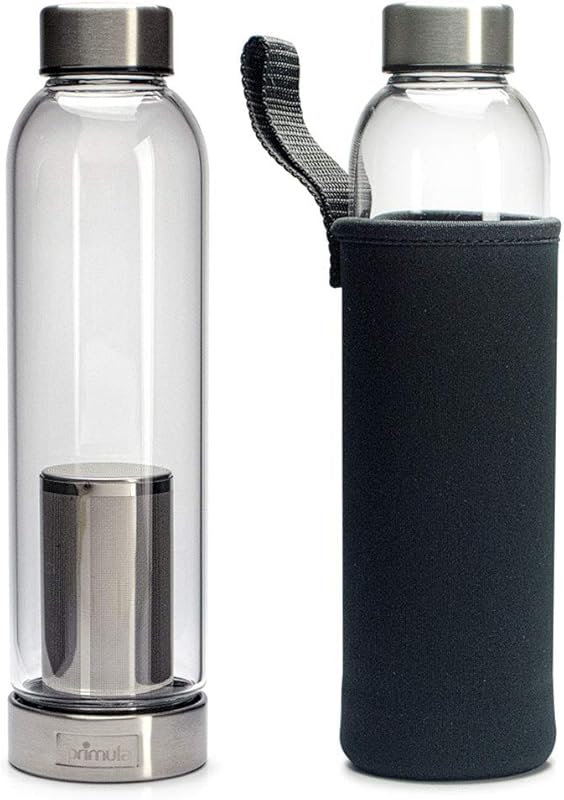 Primula Cold Brew Travel Bottle with Borosilicate Glass, Stainless Ste