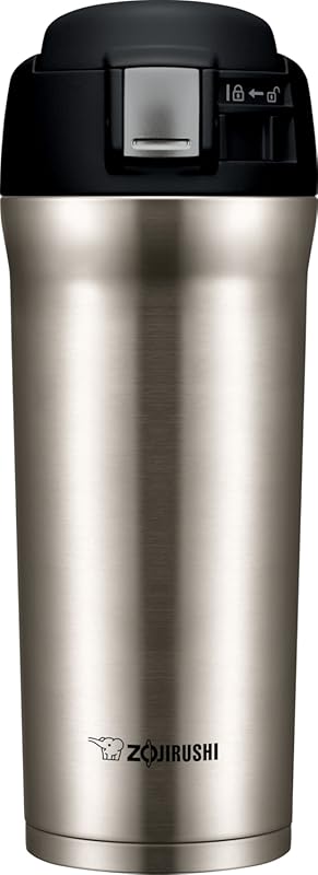 Zojirushi 16-Ounce Stainless Steel Travel Mug, Leak-Resistant and Ligh
