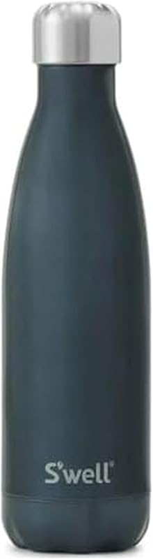 S'well 17oz Blue Suede Stainless Steel Water Bottle, Triple-Layer Vacu