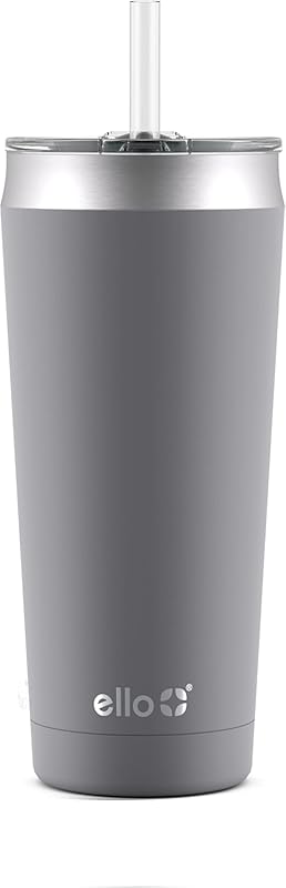 Ello Beacon Vacuum Insulated Stainless Steel Tumbler with Leak-Proof S