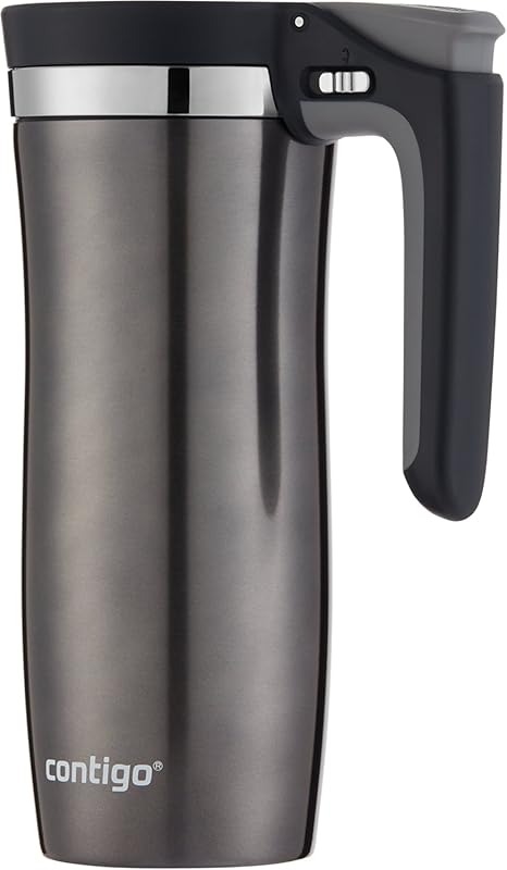 Contigo Handled 16oz Stainless Steel AUTOSEAL Travel Mug with Easy-Cle