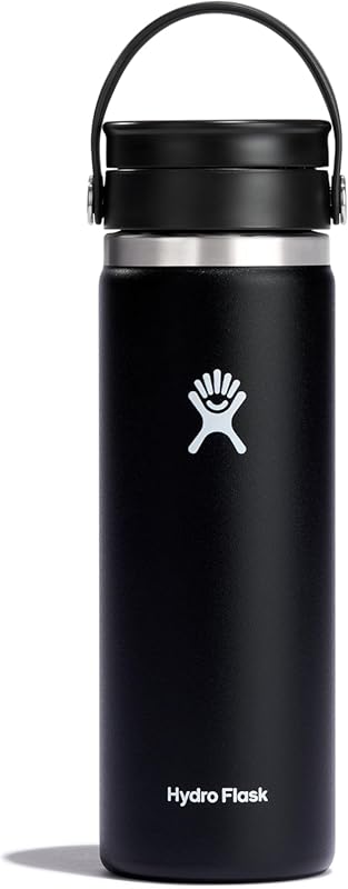 Hydro Flask Wide Mouth Bottle 20oz with Flex Sip Lid, Insulated Stainl