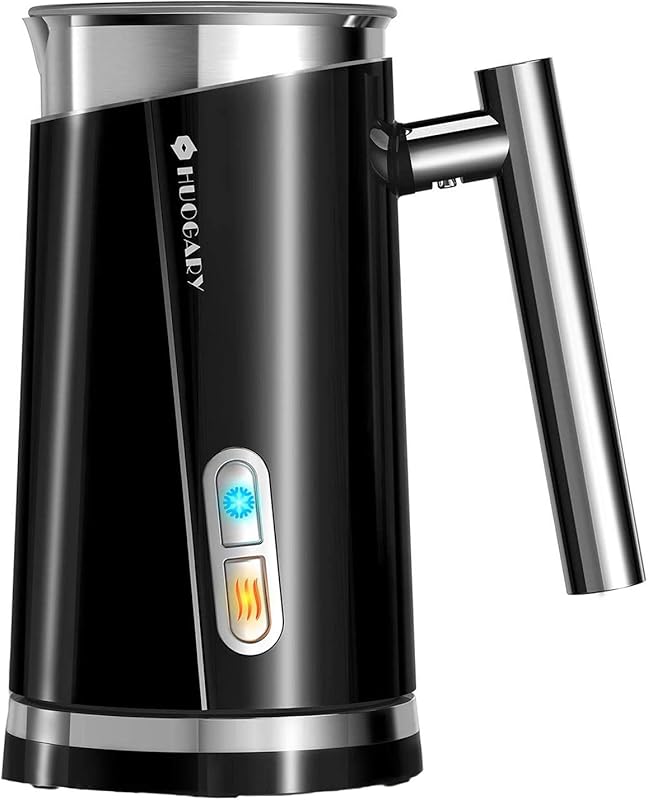 Huogary Electric Milk Frother and Warmer with Dual Capacity for Milk F
