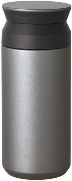 KINTO 20938 Travel Tumbler 11.8 oz Silver, Double Wall Vacuum Insulate