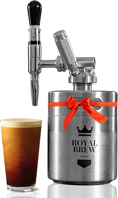 The Original Royal Brew Nitro Cold Brew Coffee Maker Kit with 64 oz Ke