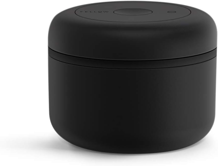 Fellow Atmos Vacuum Coffee Canister, Stainless Steel Airtight Containe