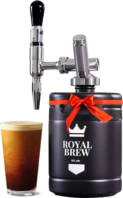 The Original Royal Brew Nitro Cold Brew Coffee Maker Kit with 64 oz Ke