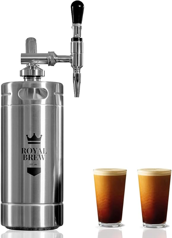 The Original Royal Brew Nitro Cold Brew Coffee Maker, 128 oz Extra Lar