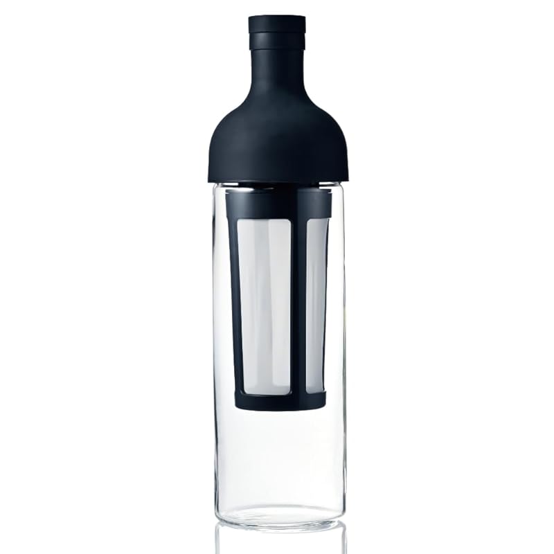 Hario Cold Brew Coffee Wine Bottle 650ml, Black, Elegant Design for Sm