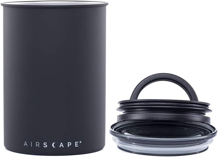 AirScape Planetary Design Medium Stainless Steel Coffee Canister with