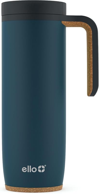 Ello Magnet 18oz Stainless Steel Insulated Coffee Tumbler, Leak-Resist