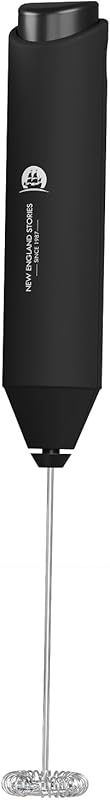 Powerful Mini Handheld Milk Frother Wand with Stainless Steel Whisk, B
