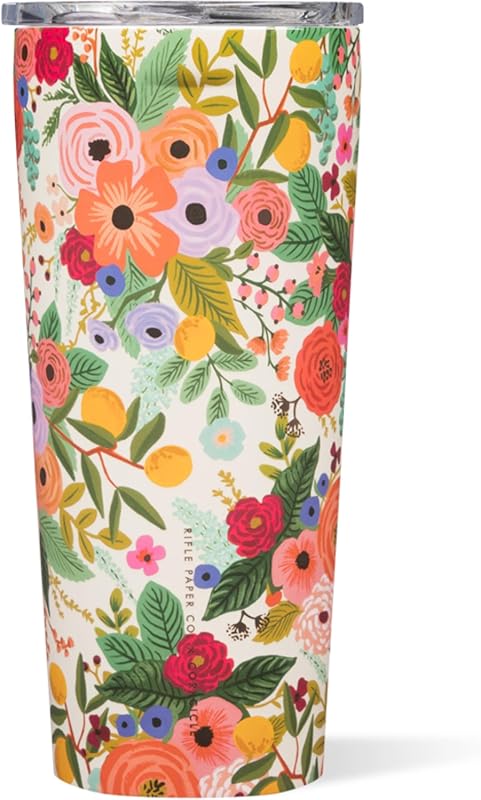 Corkcicle x Rifle Paper Co. 24 oz Classic Insulated Coffee Mug, Triple