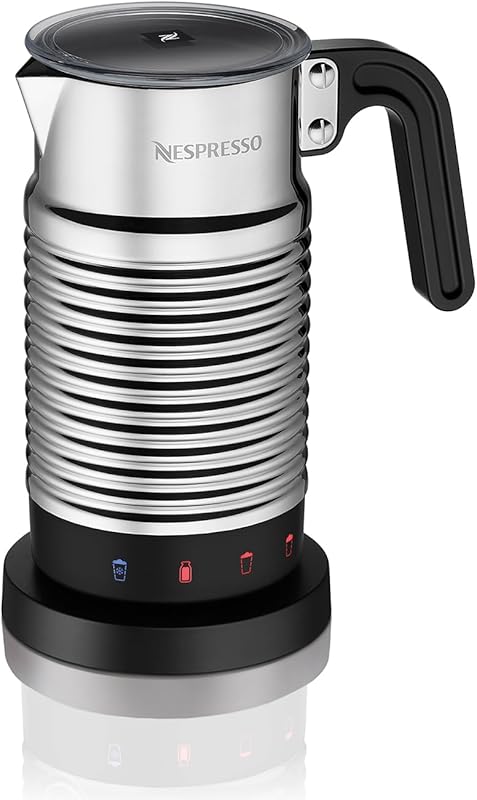 Nespresso Aeroccino 4 Electric Milk Frother for Easy and Quick Milk Fo