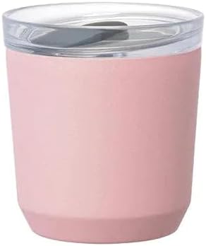 Kinto To-Go Tumbler 8.5 oz Pink with Secure Plug, Perfect for On-the-G