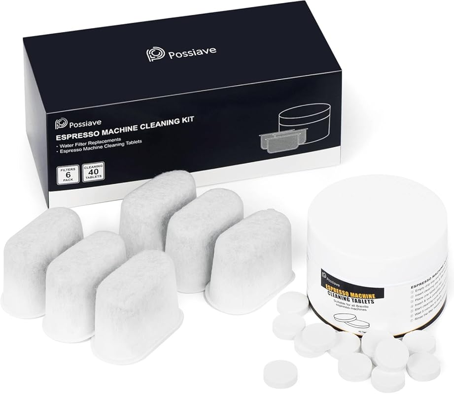 Espresso Cleaning Kit for Breville Machines with 40 Tablets and 6 Wate