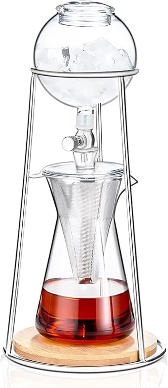 PARACITY Stainless Steel & Borosilicate Glass Cold Brew Coffee Maker w