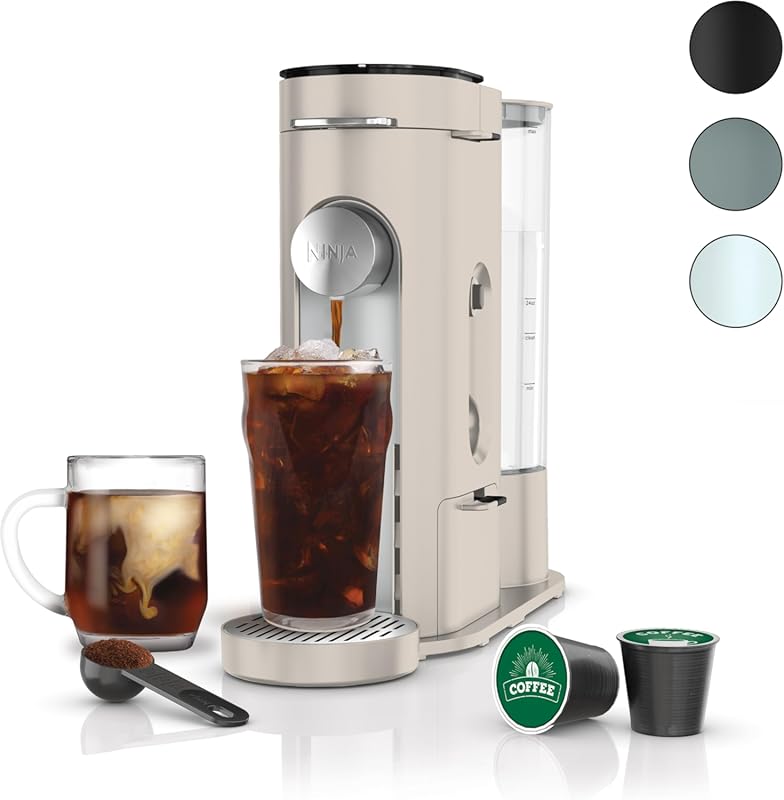 Ninja Pods & Grounds Single-Serve Coffee Maker Compatible with K-Cup P
