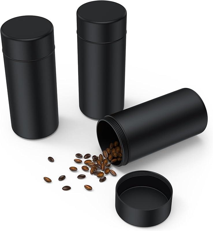 Portable Aluminum Food Storage Jars 3-Pack, Airtight, Smell-Proof, Wat