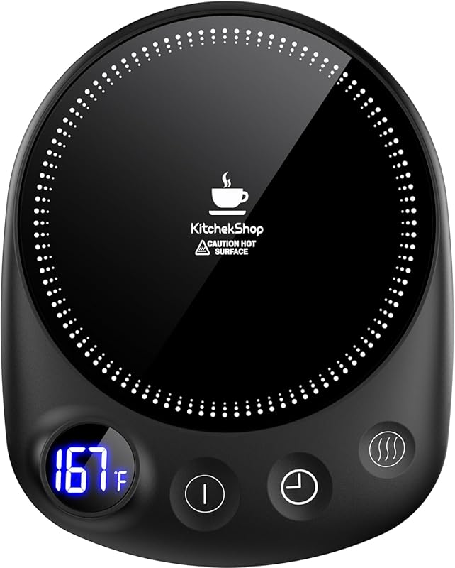 Coffee Mug Warmer with Fast Heating, 4 Temperature Settings, 1-12H Aut