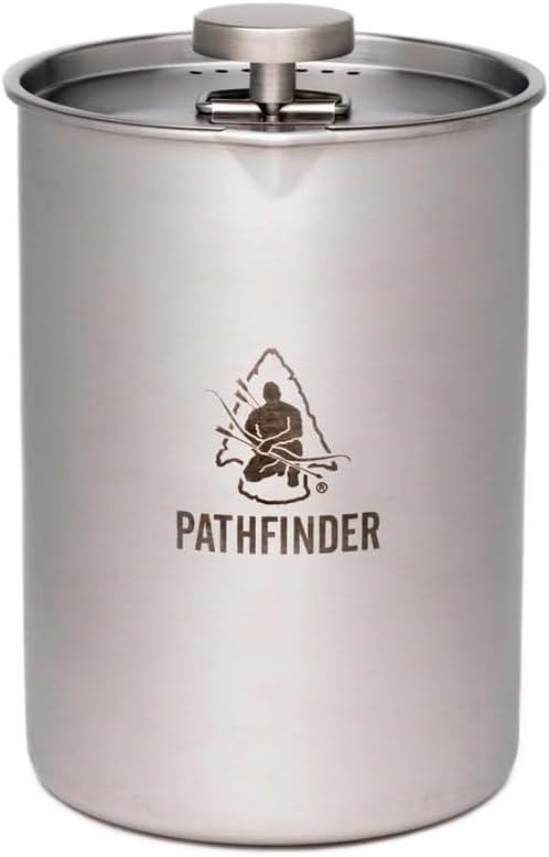 The Pathfinder School Durable French Press Coffee Maker Designed for C