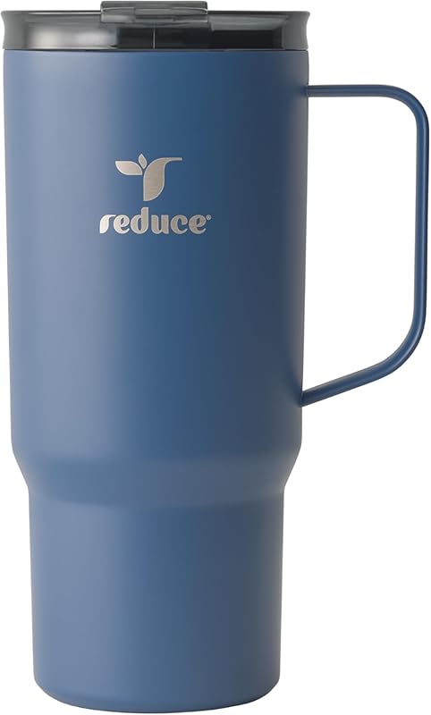 REDUCE 24oz Hot1 Vacuum-Insulated Mug with Flo-Motion Lid and Handle,