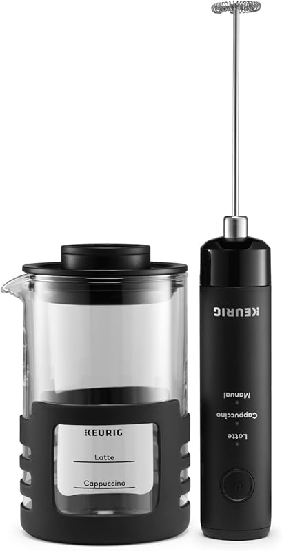 Keurig SimpleCafe Rechargeable Handheld Milk Frother with USB Cord and