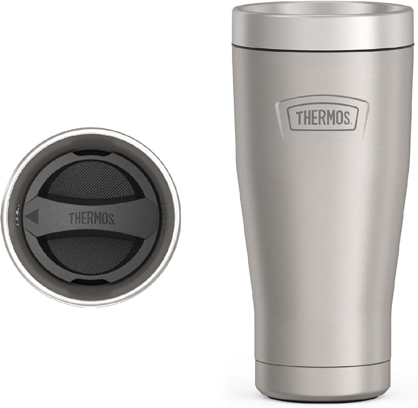 THERMOS ICON SERIES 16oz Stainless Steel Matte Tumbler, Durable, Vacuu