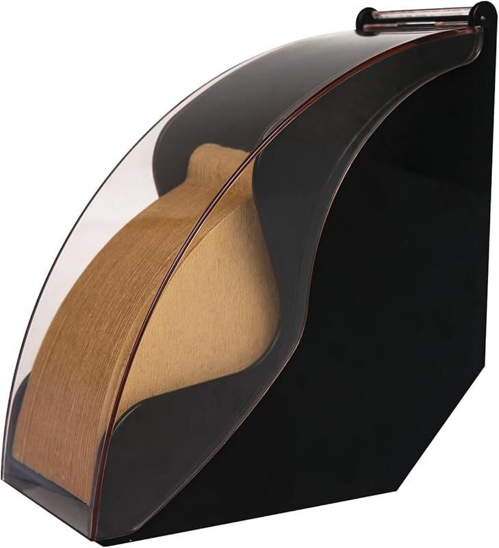 Black Coffee Filter Holder Organizer for Coffee Station Accessories, C