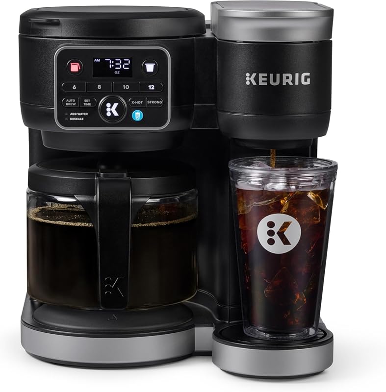 Keurig K-Duo Gen 2 Hot & Iced Single Serve and Carafe Coffee Maker wit